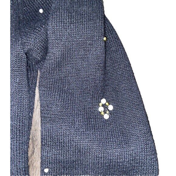 K.I.K.I.T S Christmas Sweater Size Large Beaded - Picture 6 of 16